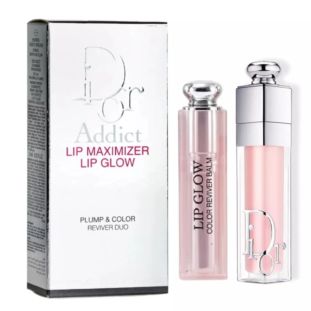 Dior Addict Lip Maximizer Lip Glow Duo Pink 001 Full Size On Both